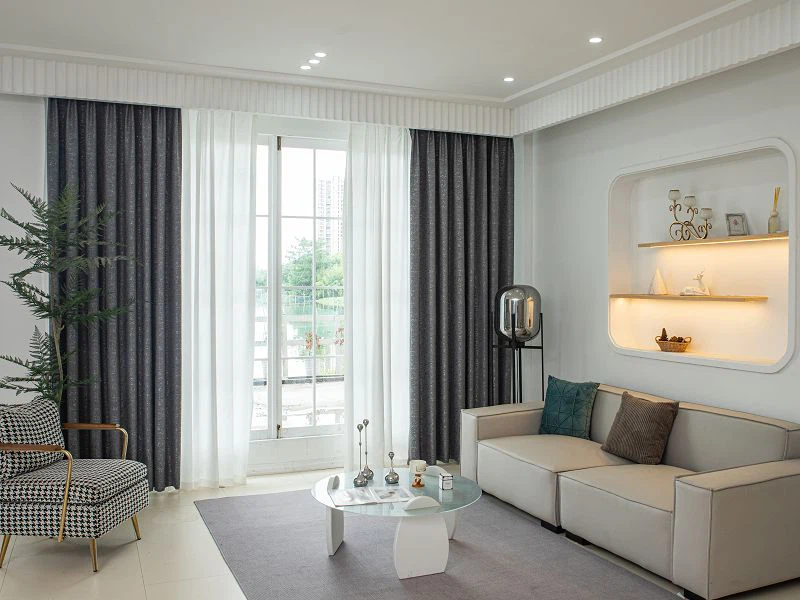 Kationik cho'tkasi jakkardli parda mato