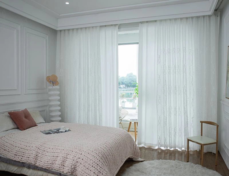 Quyoshga chidamli Yevropa dantelli naqshli oyna ekrani