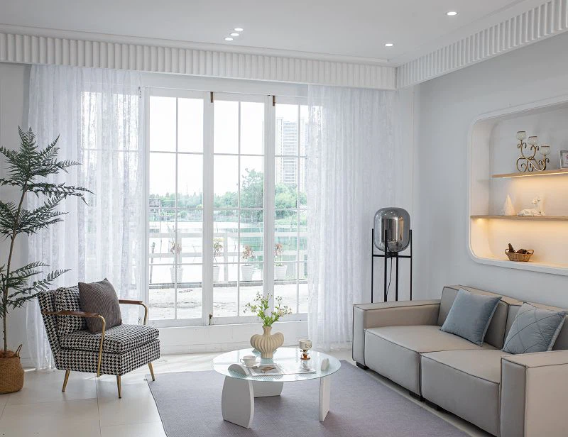 Warp trikotaj qattiq oyna ekrani